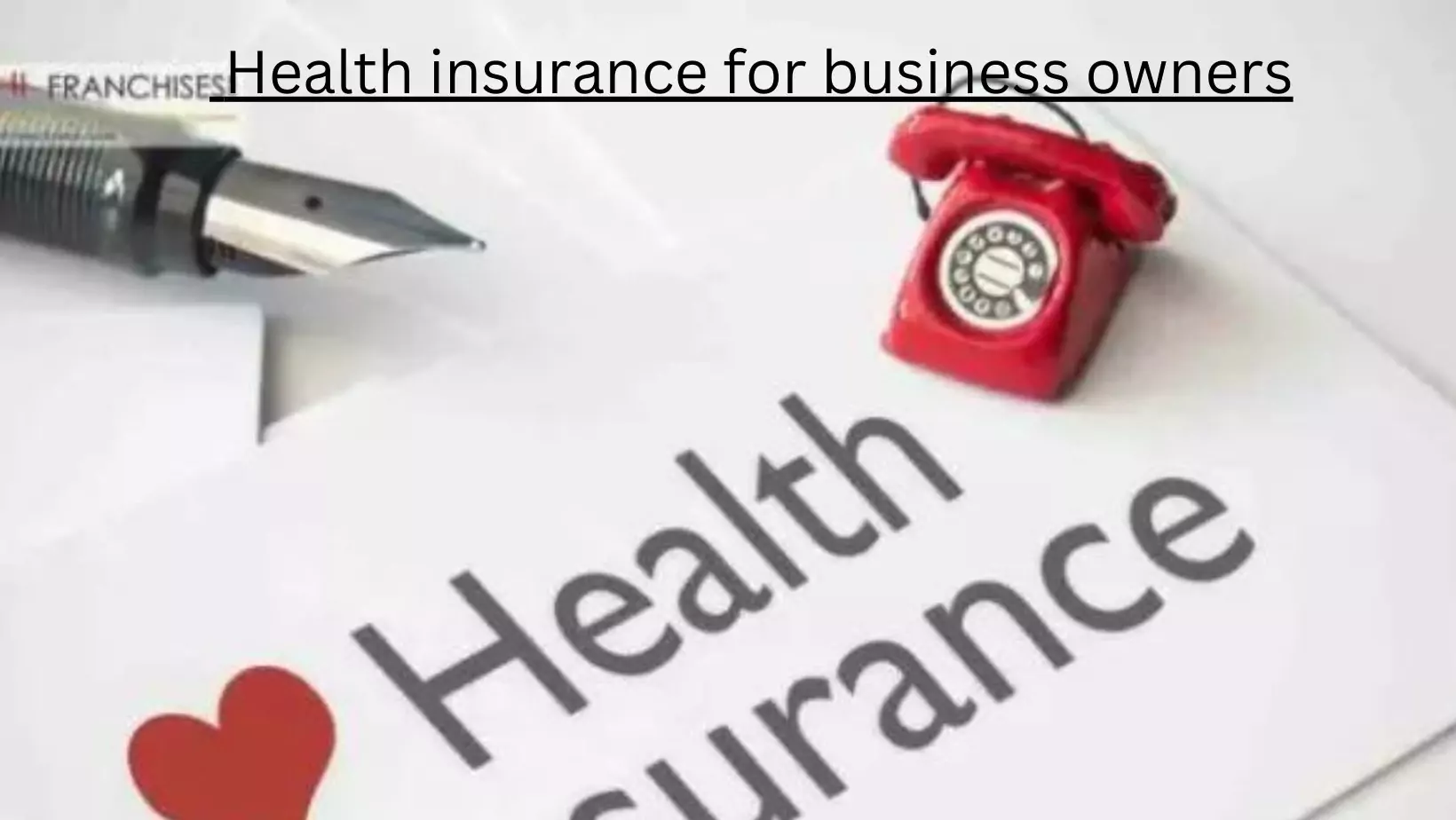 Health insurance for business owners