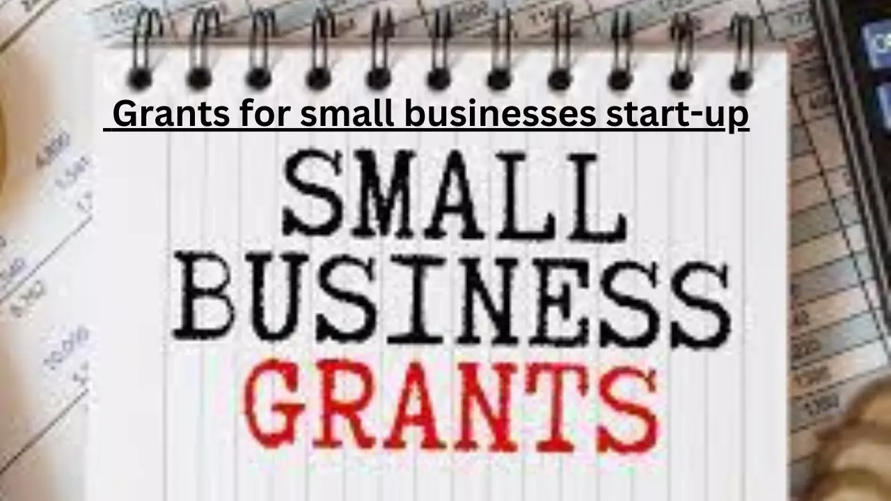 Grants for small businesses start-up