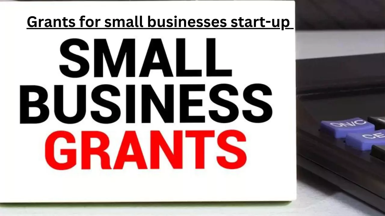 Grants for small businesses start-up