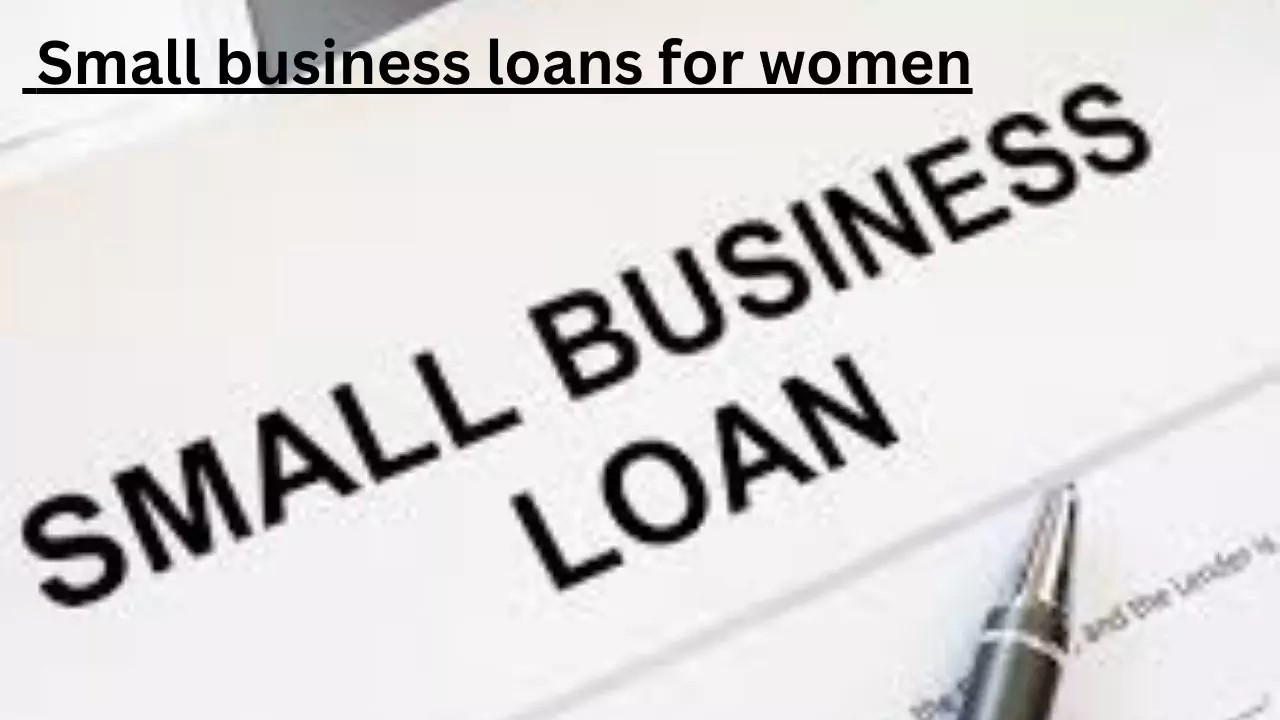 Small business loans for women